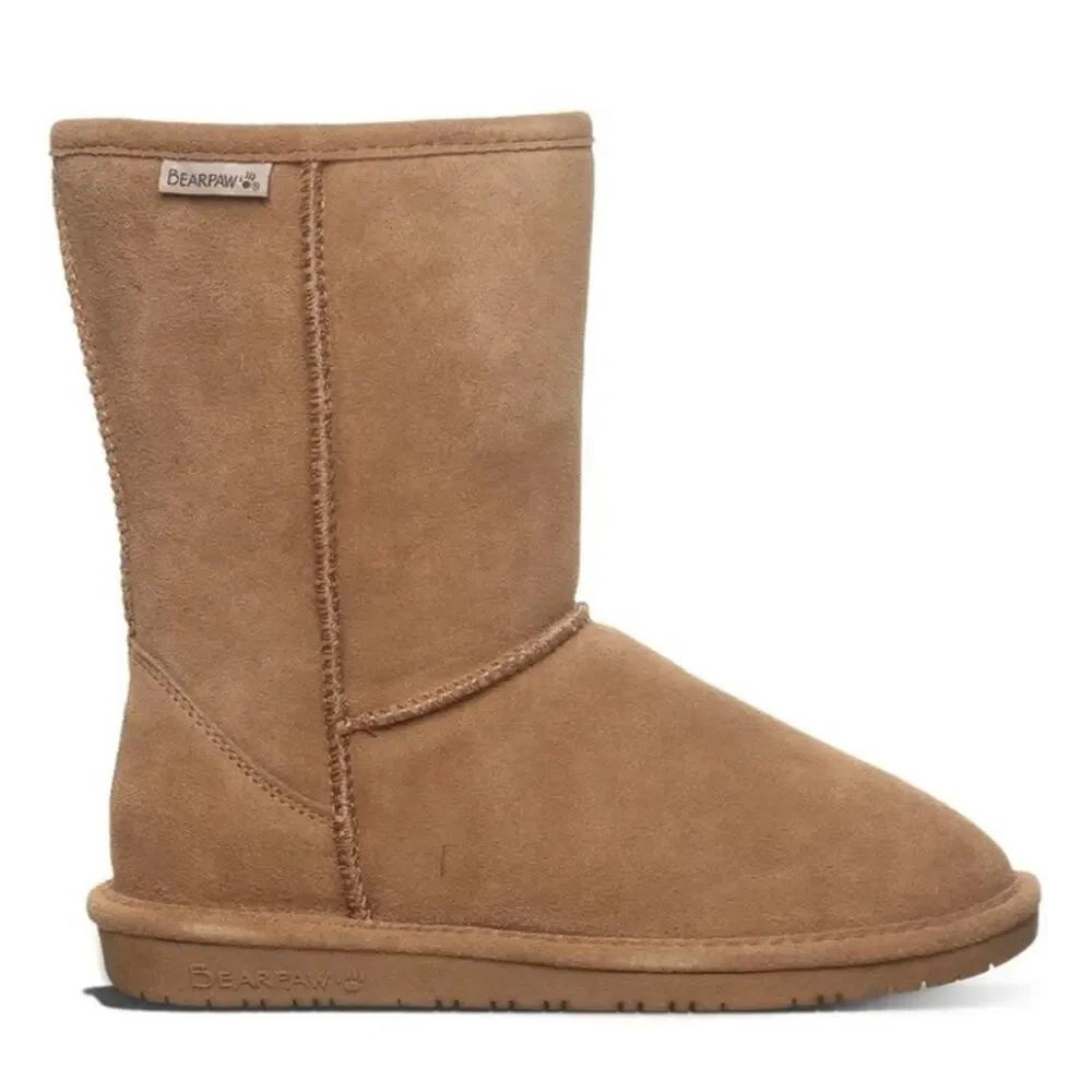 NWT Bearpaw Suede Shorty Boot in Eggplant SZ 8